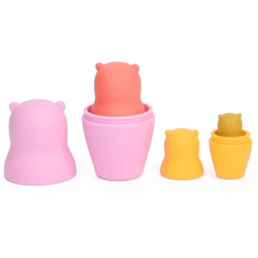 Silicone Matryoshka Doll Toy Bear Design