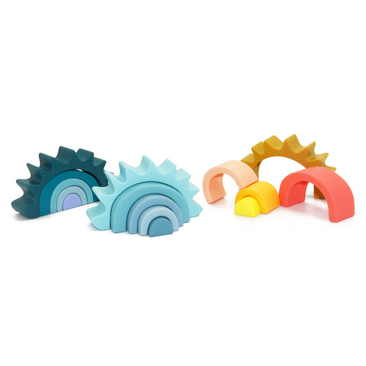 Silicone Gear Stacking Toy