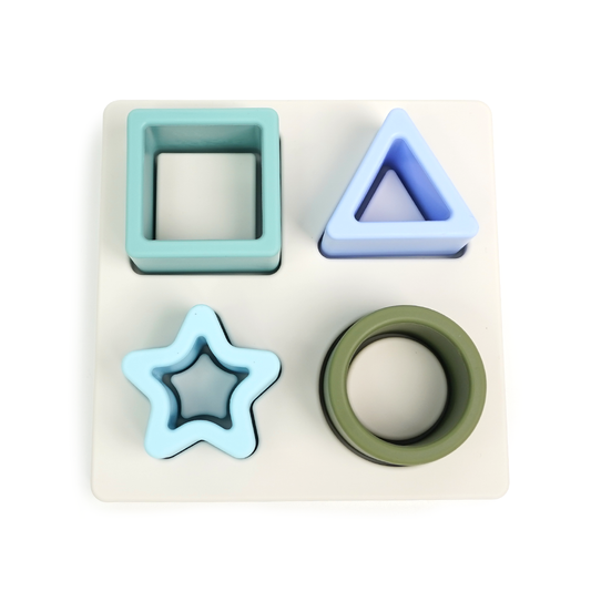 Preschool Shape Matching Learning Puzzle (Silicone Sheet)