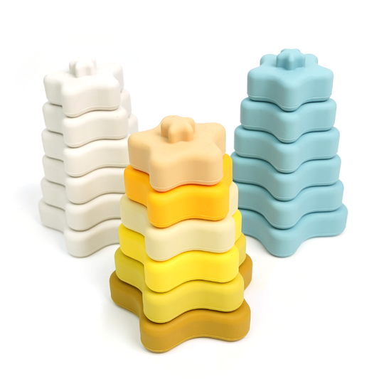 Silicone Star-Shaped Building Blocks