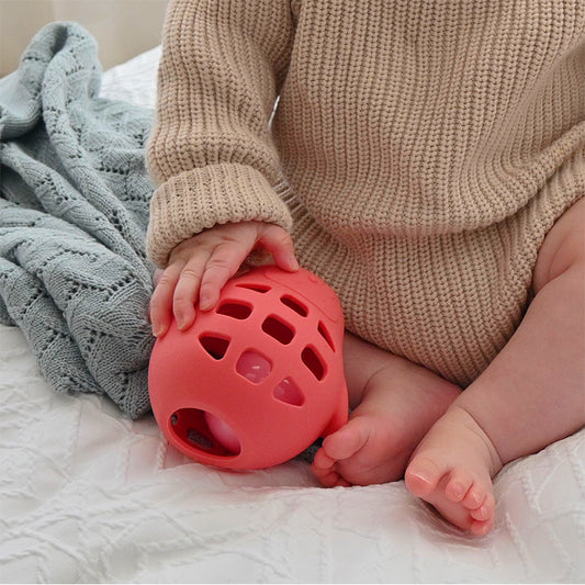 Silicone Hollow Animal Rattle Toy