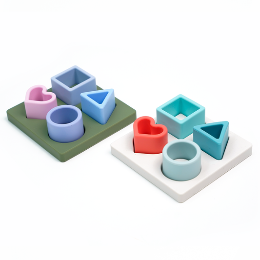 Preschool Learning Puzzle Toys Shape Matching (Silicone Sheet)