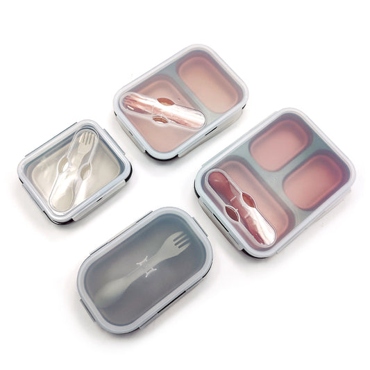 Folding Lunchbox with Fork