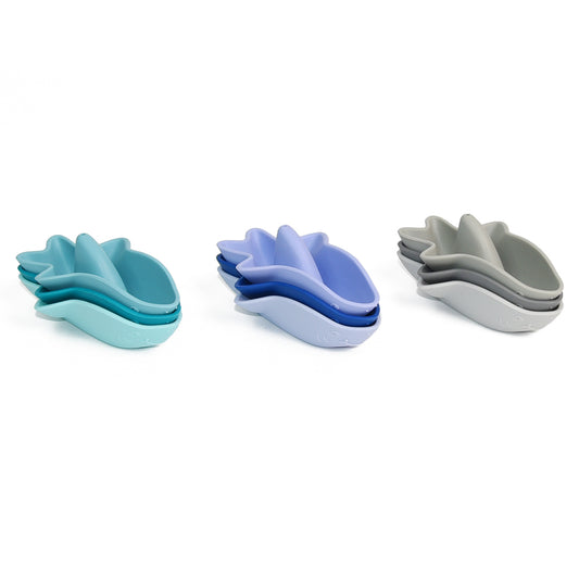 Silicone Bath Toy Shark Design (3 pack)