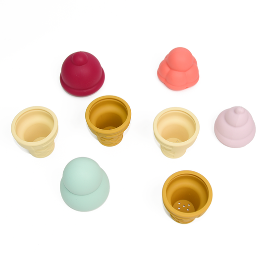 Silicone Ice Cream Bath Toy