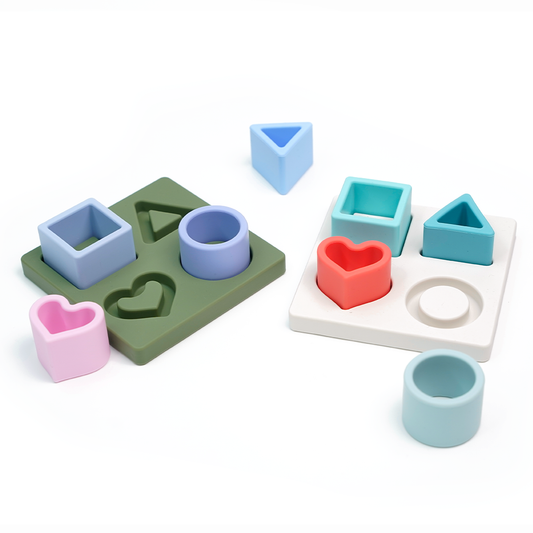 Preschool Learning Puzzle Toys Shape Matching (Silicone Sheet)
