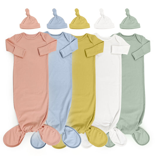 100% Cotton Baby Sleeping Bag with Hat