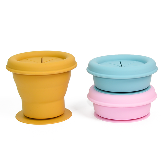 Silicone Baby Foldable Snack Cup (340mL)