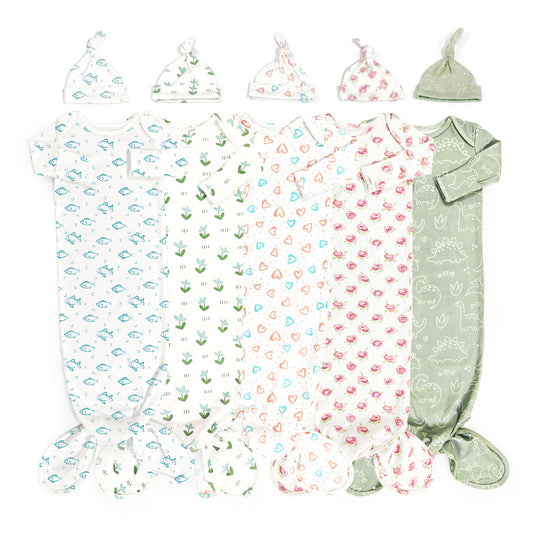 100% Cotton Baby Printed Sleeping Bag with Hat