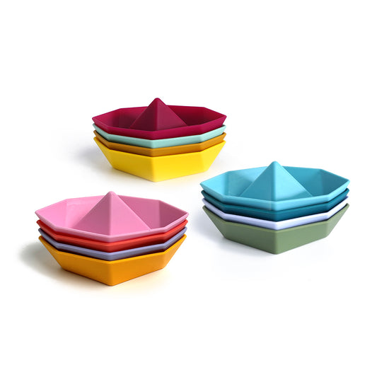 Silicone Bath Toy (4 Boats)