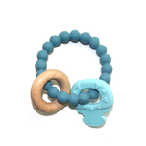 Key-Wood Teether with Beads Ring