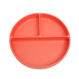 Silicone Round Divided Suction Plate