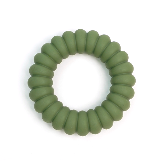 Silicone Flat Bead Ring for Rattle