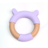 Bear-shaped Silicone Wood Teether