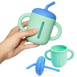 Leak-Proof Silicone Baby Straw Cup