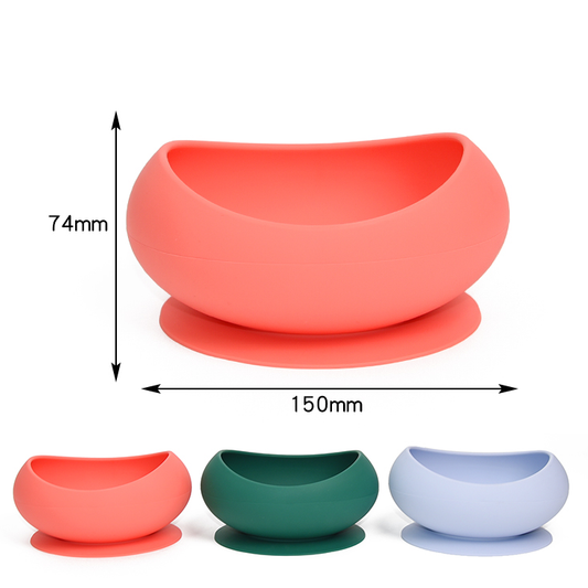 Anti-spill Silicone Suction Bowl (420mL)