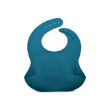 Silicone Baby Bib with Large Pocket