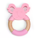 Wood Ring Silicone Koala Teether