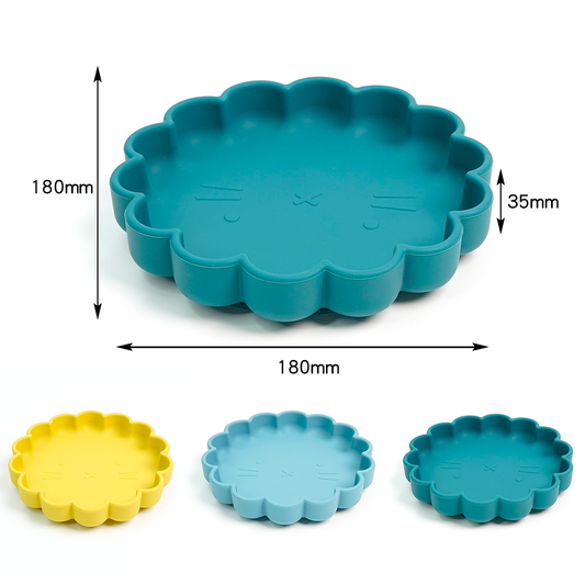 Silicone Suction Plate with Lion Design