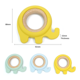 Animal-Shaped Silicone Wood Teether