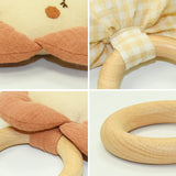 Wooden Ring Teething Toy & Rattle