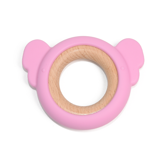 Koala-shaped Silicone Wood Teether