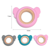 Koala-shaped Silicone Wood Teether