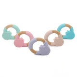 Owl Silicone Wood Teether