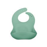 Silicone Baby Bib with Large Pocket