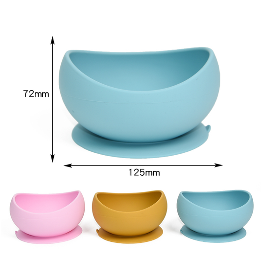 Anti-spill Silicone Suction Bowl (380mL)