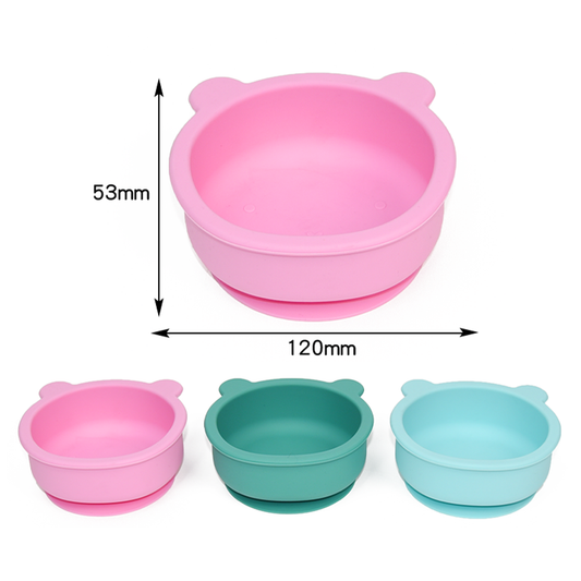 Bear Design Suction Bowl (320mL)