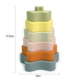 Silicone Stars Stacking Toy