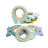 Animal-Shaped Silicone Wood Teether