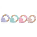 Owl Silicone Wood Teether