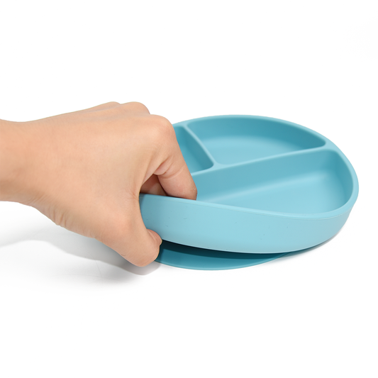 Silicone Round Divided Suction Plate