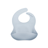 Silicone Baby Bib with Large Pocket