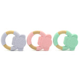 Elephant Silicone Wood Teether