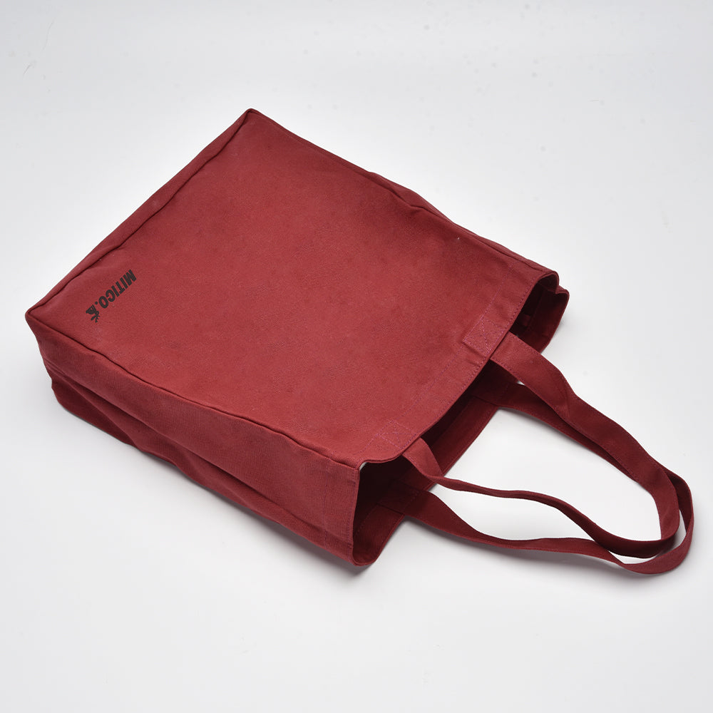 Mulberry Rust Canvas Tote