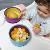 Silicone Double Color Baby Suction Bowl (450mL)