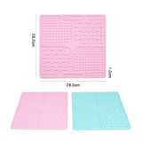 Four-Zone Slow Feeder Licking Mat for Pets