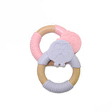 Owl Silicone Wood Teether