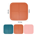 Interactive Licking Mat with 4 Textures for Slow Feeding