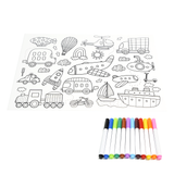 Silicone Graffiti Coloring Mat