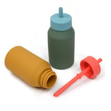 Children's Portable Silicone School Bottle