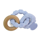 Key-Wood Teether with Teething Ring