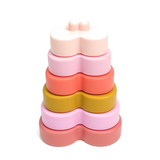 Silicone Heart-Shaped Building Blocks