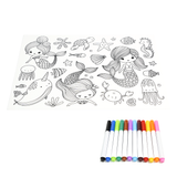 Silicone Graffiti Coloring Mat