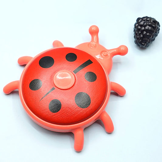 Seven-spotted ladybug Silicone Wood Teether