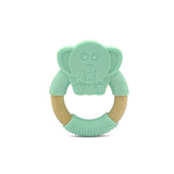 Elephant Silicone Wood Teether