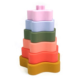 Silicone Stars Stacking Toy